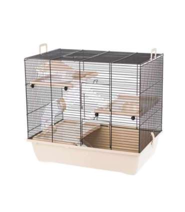 INTER-ZOO Pinky 3 Zinc Beige - cage for a hamster