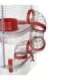 ZOLUX Rody3 Trio - rodent cage - red