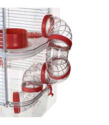 ZOLUX Rody3 Trio - rodent cage - red
