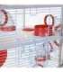 ZOLUX Rody3 Trio - rodent cage - red