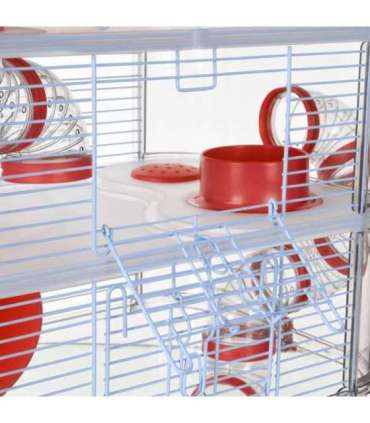 ZOLUX Rody3 Trio - rodent cage - red