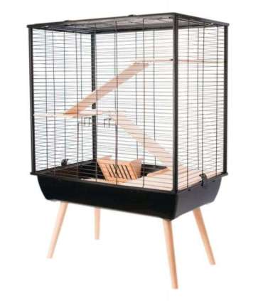 Zolux Cage Neo Cozy Large Rodents H80, black color
