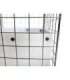C&C Modular cage 4x2 145 x 75 cm silver