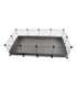 C&C Modular cage 4x2 145 x 75 cm silver