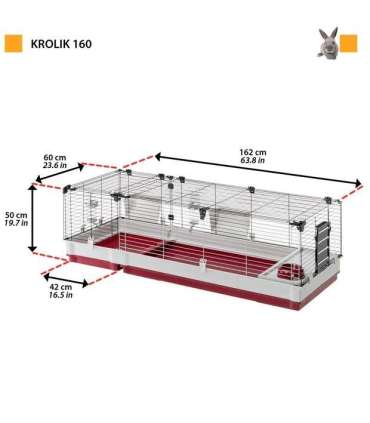 FERPLAST Krolik 160  - Cage