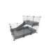 C&C modular cage one-storey 3x2 + Loft 2x1 + Silver ramp