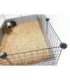 C&C Modular cage 3x2 110x75 cm guinea pig, hedgehog, silver grey