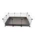C&C Modular cage 3x2 110x75 cm guinea pig, hedgehog, silver grey