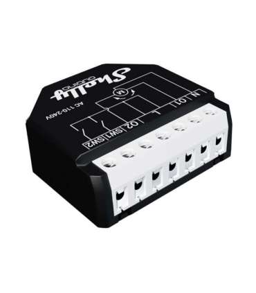 Shelly Qubino Wave Shutter electrical relay Black