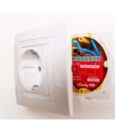 SHELLY 1PM Gen4 Smart switch Red