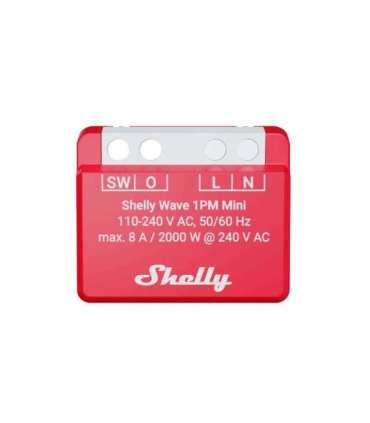 Shelly Wave 1PM Mini LR Smart Z-Wave Relay