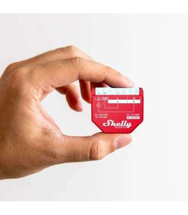 Shelly Qubino Wawe 1PM Smart switch Red