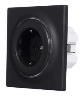 Fibaro FGWOF-011-8 socket-outlet Type F Black