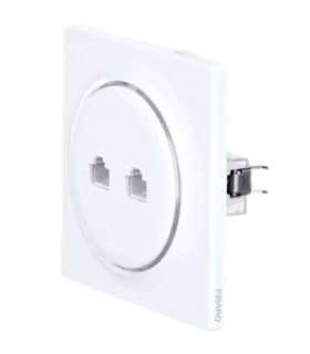 Fibaro Walli N socket-outlet 2 x RJ-45 White