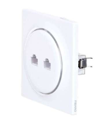Fibaro Walli N socket-outlet 2 x RJ-45 White