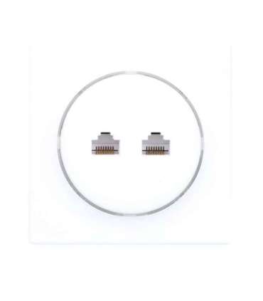 Fibaro Walli N socket-outlet 2 x RJ-45 White