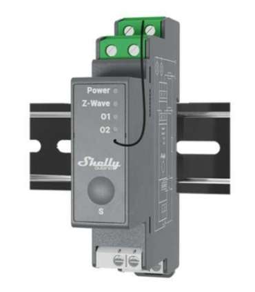 Shelly Qubino Wave Pro 2 electrical relay Grey