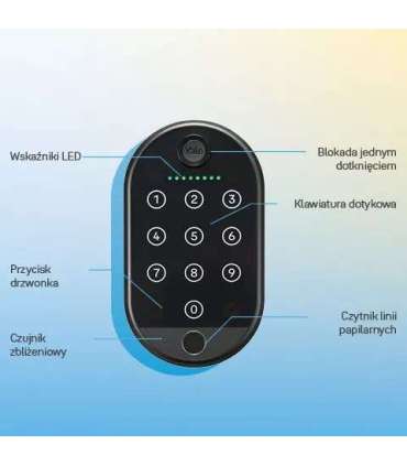 Yale 05/303000/BL Smart Keypad 2 - Numeric keypad with fingerprint reader Black