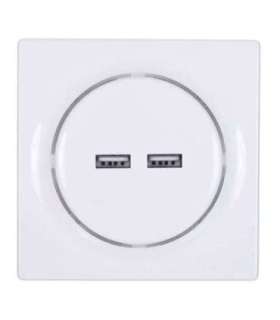 Fibaro Walli N socket-outlet 2x USB White