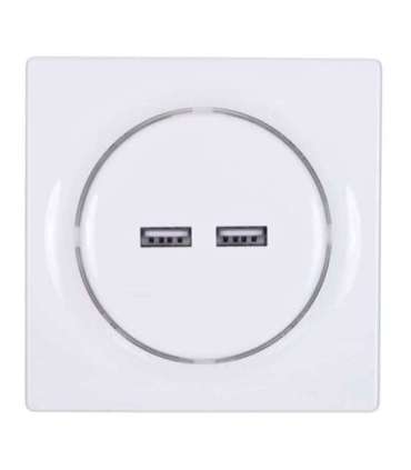 Fibaro Walli N socket-outlet 2x USB White