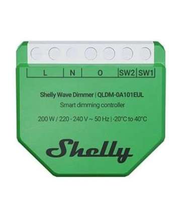Shelly Wave Dimmer EU LR Smart Dimming Controller Green