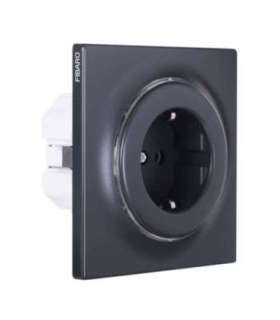 Fibaro FGWSONF-011-8 socket-outlet Type F Black
