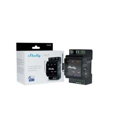 Shelly Qubino Wave Pro 3 3-channel Din Z-wave Bus Relay