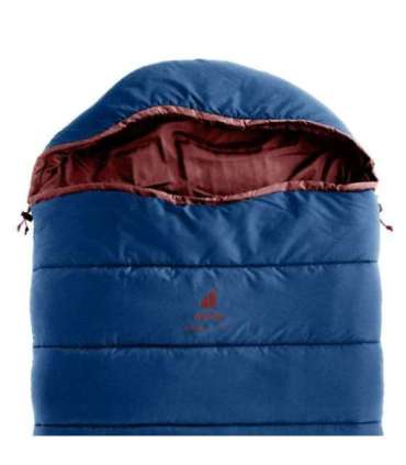 Deuter children's sleeping bag Starlight SQ (130-170 cm) - nightblue/redwood
