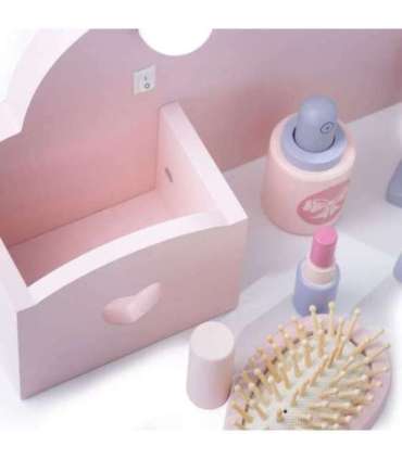 PROMIS Wooden dressing table with lighting