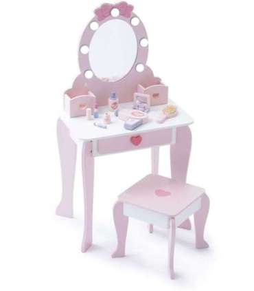 PROMIS Wooden dressing table with lighting