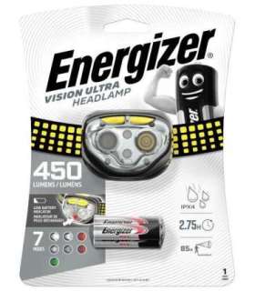 ENERGIZER Headlight Vision Ultra 3AA 450 LM, 3 colours of light