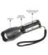LED torch FL-600 with CREE XM-L2 18650 LED / 3x AAA (R03)