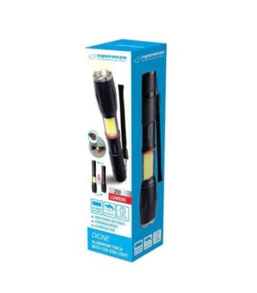 Esperanza Dione Black Hand flashlight LED