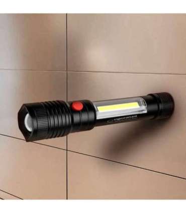 Esperanza Apate Black Hand flashlight LED