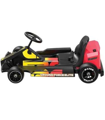 Razor Ground Force Elite - Electric go-kart, black and red