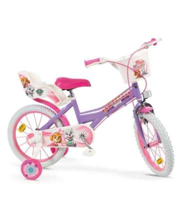 Children's Bike 16" Paw Patrol Purple 1680 Girl TOIMSA