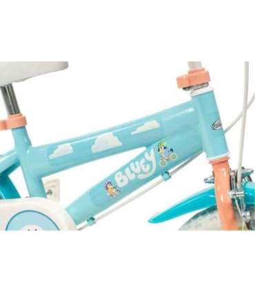 TOIMSA children's bicycle Bluey 12” Blue and lime blue