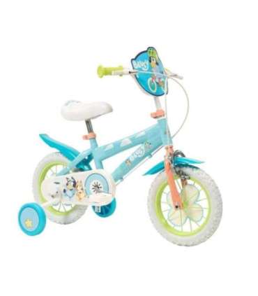 TOIMSA children's bicycle Bluey 12” Blue and lime blue