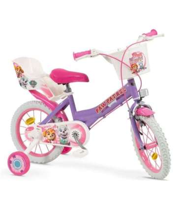 Children's Bike 14" Paw Patrol Purple 1480 Girl TOIMSA
