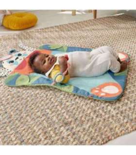 Fisher-Price Planet Friends Roly-Poly Panda Baby Activity Play Mat with 2 Toys