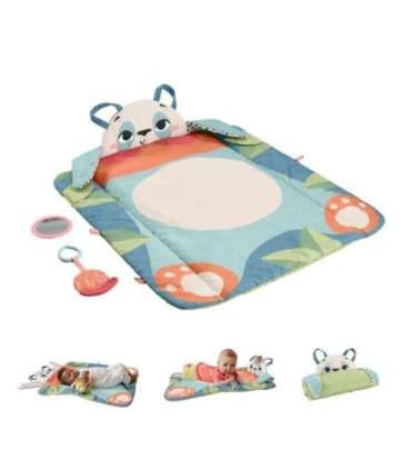 Fisher-Price Planet Friends Roly-Poly Panda Baby Activity Play Mat with 2 Toys