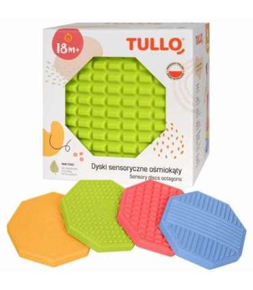 Tullo Sensory discs, octagons, 4 pcs.