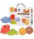 Tullo Sensory vehicles with balls – Montessori educational set, 5 pieces