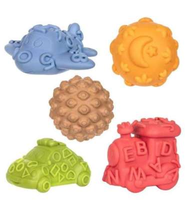 Tullo Sensory vehicles with balls – Montessori educational set, 5 pieces