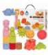 Tullo Sensory blocks – Montessori educational set, 14 pieces