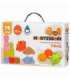 Tullo Sensory blocks – Montessori educational set, 14 pieces
