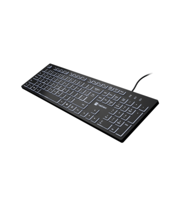 Natec Keyboard, Herring Glow, US, Backlit, Wired, White Natec
