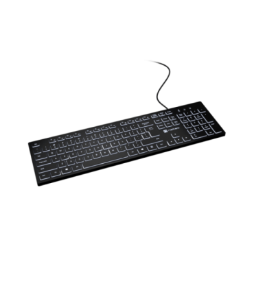 Natec Keyboard, Herring Glow, US, Backlit, Wired, White Natec