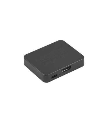 Lanberg Splitter video HDMI to 2X HDMI 4K, USB-C Port, Black SPV-HDMI-1002