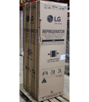 SALE OUT. LG Refrigerator GBV21L0EPY Energy efficiency class E Free standing Combi Height 186 cm No Frost
